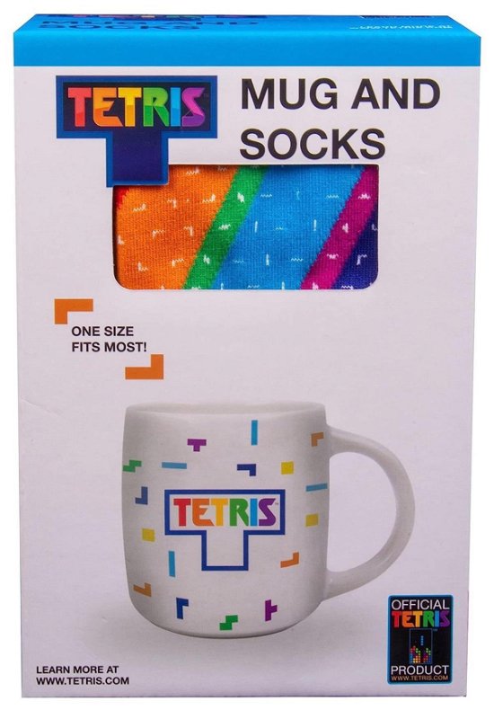 Tetris Tasse und Socken Set Tetriminos - Tetris - Merchandise -  - 5060949241648 - October 25, 2021
