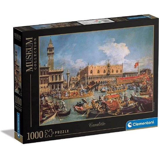 Puslespil Museum Canaletto "The return of the bucentaur at the molo..", 1000 brikker - Museum Collection - Board game - Clementoni - 8005125397648 - August 3, 2023