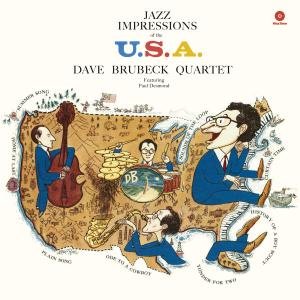 Cover for Dave Brubeck · Jazz Impressions of the USA (LP) [Bonus Tracks, 180 gram edition] (2012)