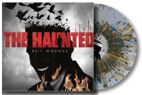 Cover for Haunted The · Exit Wounds (Splatter Vinyl LP) (LP) (2025)