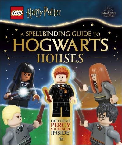 Cover for Julia March · LEGO Harry Potter A Spellbinding Guide to Hogwarts Houses: With Exclusive Percy Weasley Minifigure - LEGO Harry Potter (Gebundenes Buch) (2022)