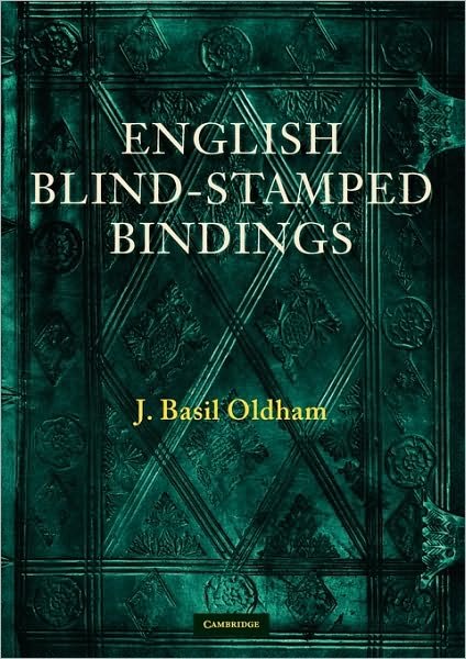 Cover for Oldham · English Blind Stamped Bindings (Paperback Book) (2010)