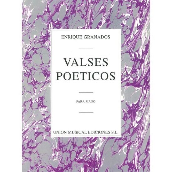 Cover for Enrique Granados · Valses Poeticos (Bog) (2004)