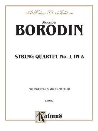 Cover for Alexander Borodin · String Quartet No. 1 in a (Pocketbok) [Kalmus, Pck edition] (1986)