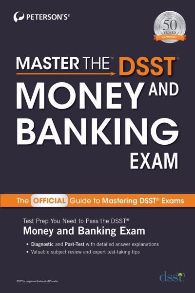 Cover for Peterson's · Master the DSST Money and Banking Exam (Taschenbuch) (2020)