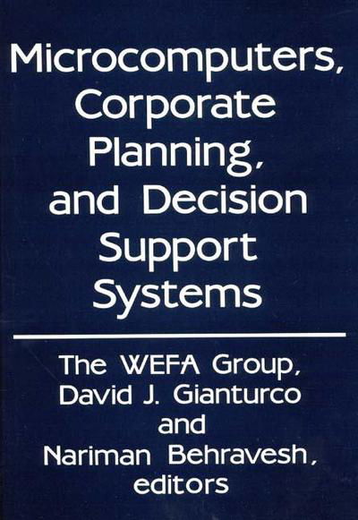 Cover for Wefa · Microcomputers, Corporate Planning, and Decision Support Systems (Hardcover Book) (1988)