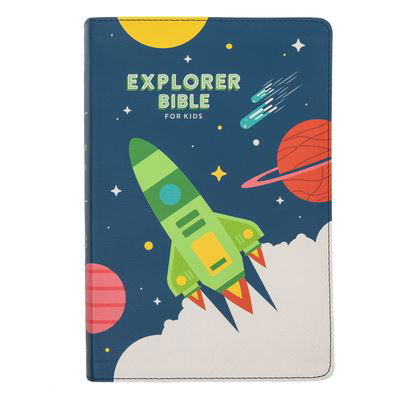 Cover for Csb Bibles By Holman · CSB Explorer Bible for Kids, Blast Off LeatherTouch, Indexed (Lederbuch) (2022)