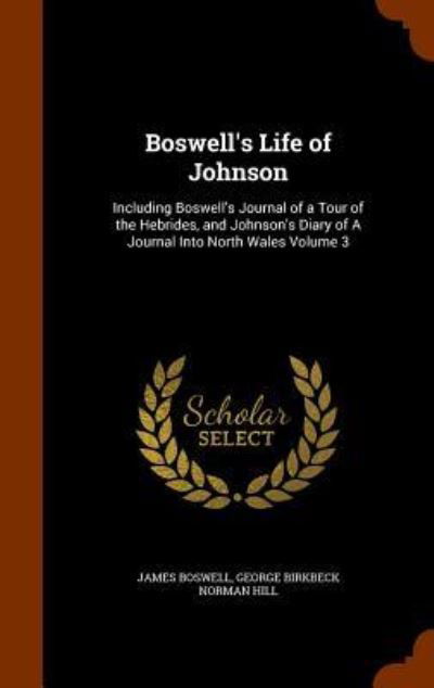 Cover for James Boswell · Boswell's Life of Johnson (Hardcover Book) (2015)