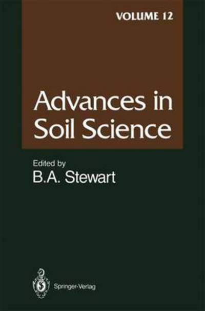 Cover for S K Jalota · Advances in Soil Science: Volume 12 - Advances in Soil Science (Paperback Book) [Softcover reprint of the original 1st ed. 1990 edition] (2011)