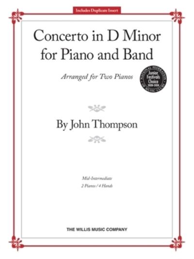 Cover for John Thompson · Concerto in D Minor (Book) (2005)