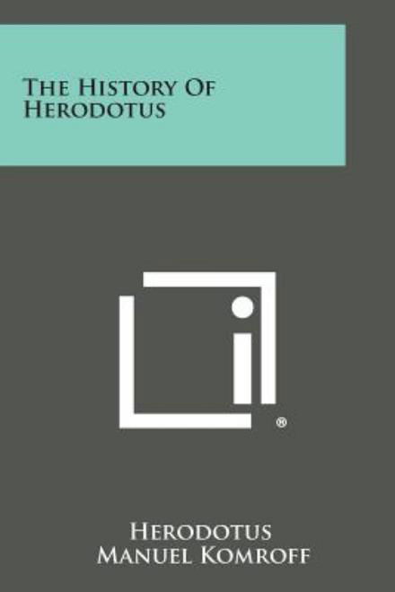 Cover for Herodotus · The History of Herodotus (Paperback Bog) (2013)