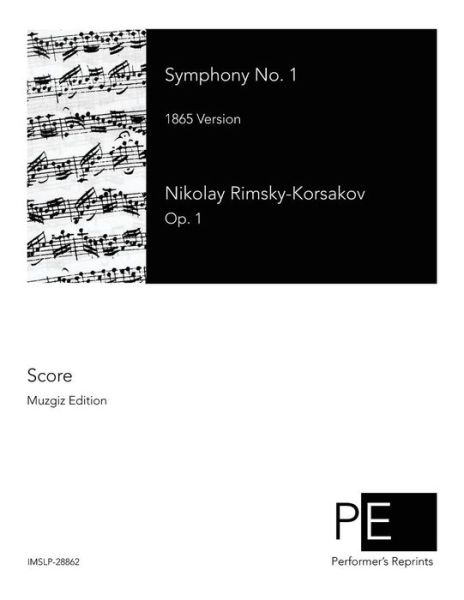 Cover for Nikolay Rimsky-korsakov · Symphony No. 1: 1865 Version (Paperback Book) (2014)