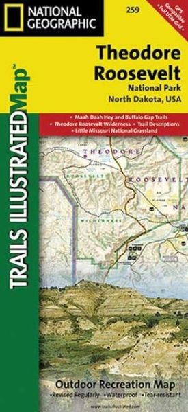 Cover for National Geographic Maps · Theodore Roosevelt National Park / Maah Daah Hey Trail: Trails Illustrated National Parks (Kort) (2023)