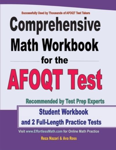 Comprehensive Math Workbook for the AFOQT Test - Ava Ross - Kirjat - Effortless Math Education - 9781646128648 - keskiviikko 13. toukokuuta 2020