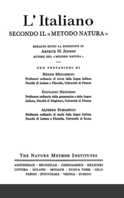 Cover for Arthur M Jensen · L'italiano secondo il metodo natura (Hardcover bog) (2021)