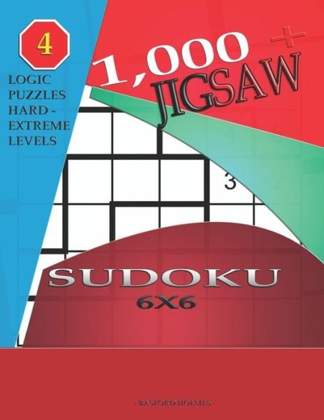 Cover for Basford Holmes · 1,000 + sudoku jigsaw 6x6 (Paperback Bog) (2019)