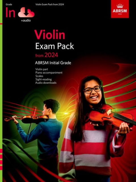 Violin Exam Pack from 2024, Initial Grade, Violin Part, Piano Accompaniment & Audio - ABRSM Exam Pieces - Abrsm - Livros - Associated Board of the Royal Schools of - 9781786015648 - 8 de junho de 2023