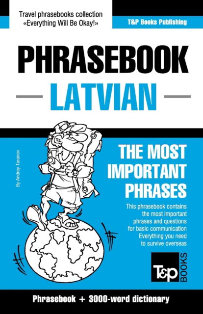 Cover for Andrey Taranov · English-Latvian phrasebook &amp; 3000-word topical vocabulary (Pocketbok) (2016)