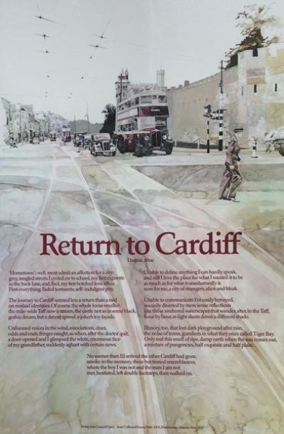 Cover for Dannie Abse · Return to Cardiff (Poster) (2015)