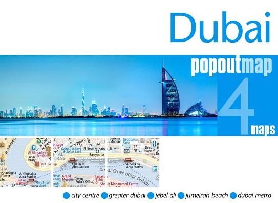 Cover for Popout Map · Dubai PopOut Map - PopOut Maps (Landkarten) (2018)