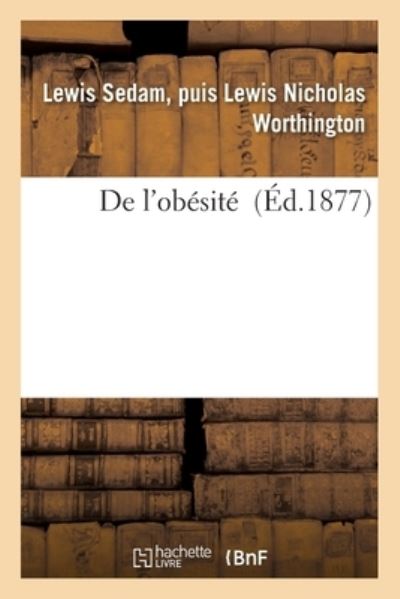 Cover for Worthington · De L'obesite (Paperback Book) (2017)