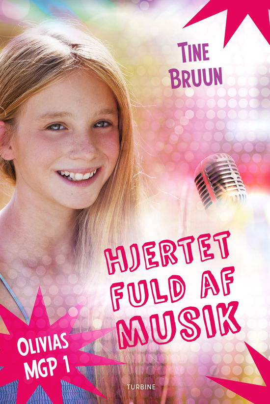 Cover for Tine Bruun · Hjertet fuld af musik (Hardcover Book) [1. Painos] (2018)