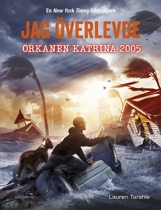 Cover for Lauren Tarshis · Jag överlevde orkanen Katrina 2005 (Innbunden bok) (2024)