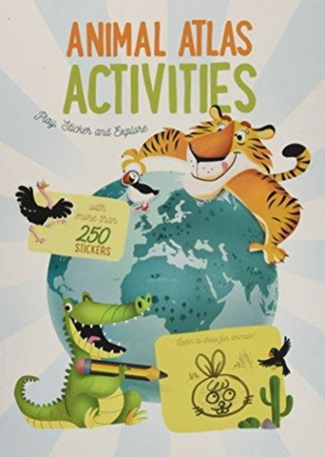 Cover for Yoyo Books · World Map Sticker Book: Animals (Paperback Book) (2018)