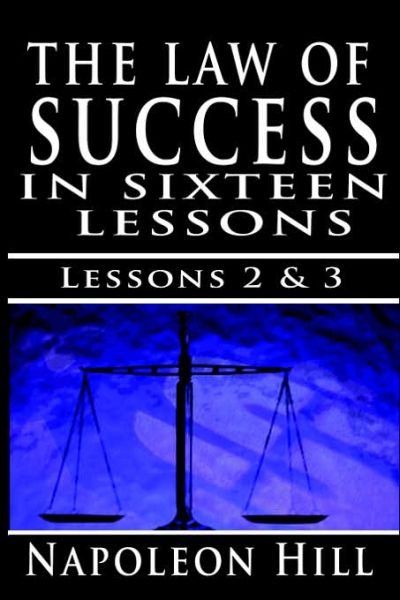 Cover for Napoleon Hill · The Law of Success , Volume II &amp; Iii: a Definite Chief Aim &amp; Self Confidence (Taschenbuch) (2006)