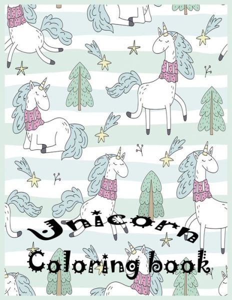 Cover for John Hines · Unicorn Coloring book (Paperback Book) (2020)