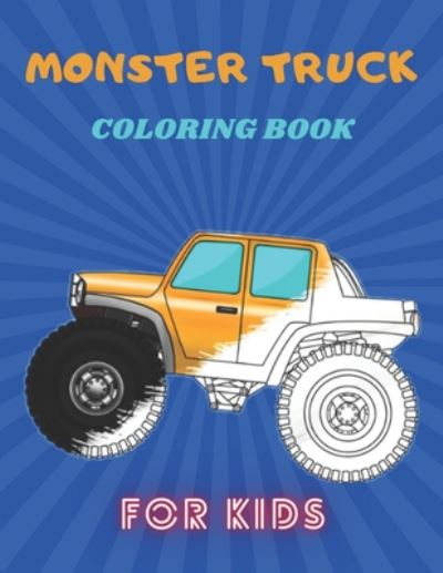 Cover for Karim El Ouaziry · Monster Truck Coloring Book (Paperback Book) (2020)