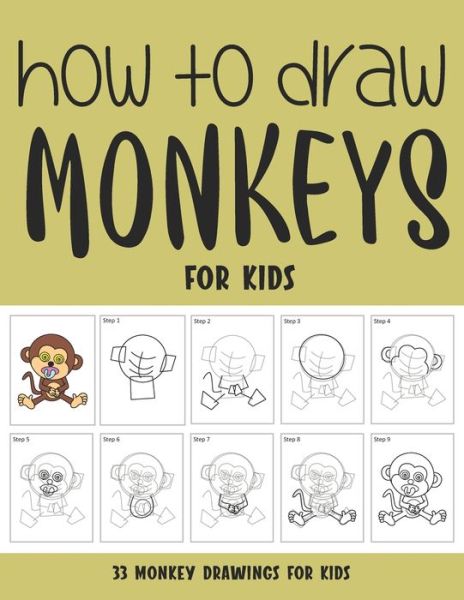 Cover for Sonia Rai · How to Draw Monkeys for Kids (Paperback Book) (2021)