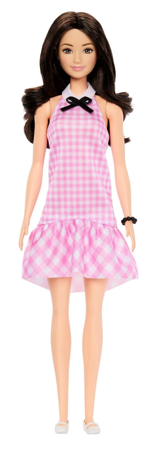 Cover for Barbie Fashionista · Barbie Fashionista Black Hair Pink Gingham Dress (MERCH) (2025)