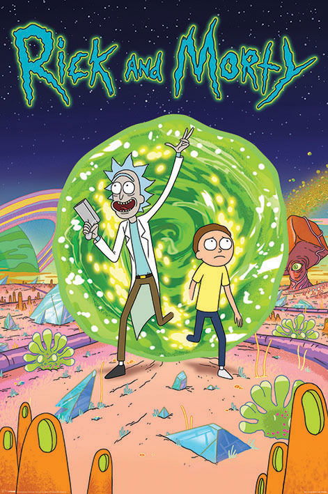 RICK & MORTY - Poster 61X91 - Portal - Rick And Morty - Merchandise - Pyramid Posters - 5050574340649 - February 7, 2019