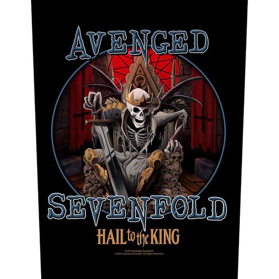 Avenged Sevenfold Back Patch: Hail To The King - Avenged Sevenfold - Fanituote - PHD - 5055339760649 - maanantai 14. syyskuuta 2020