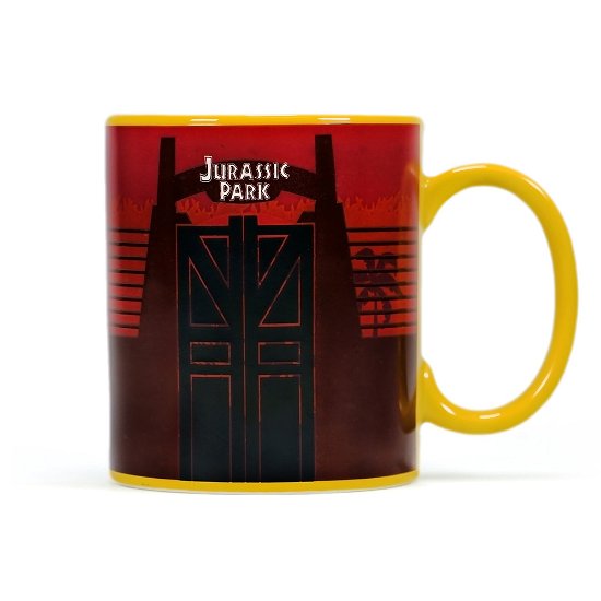 Jurassic Park Heat Changing Mug Park Gates - Half Moon Bay - Merchandise - HALF MOON BAY - 5055453482649 - 5. Mai 2021