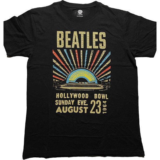 The Beatles Unisex T-Shirt: Hollywood Bowl Crystals (Embellished) - The Beatles - Merchandise -  - 5056561049649 - 