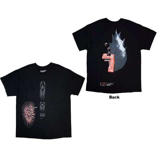 Travis Scott Unisex T-Shirt: Summer Run 2023 London (Back Print & Ex-Tour) - Travis Scott - Produtos -  - 5056737244649 - 