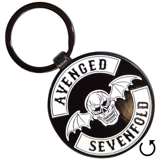 Cover for Avenged Sevenfold · Avenged Sevenfold Keychain: Deathbat Crest (Double Sided) (MERCH) (2024)