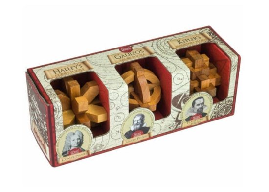 Cover for Great Minds Set of 3 Wooden Puzzles (Astronomers) (MERCH) (2020)