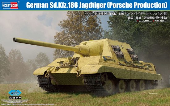 Cover for Hobby Boss · 1/35 German Sdkfz186 Jagdtiger Porsche (Toys)