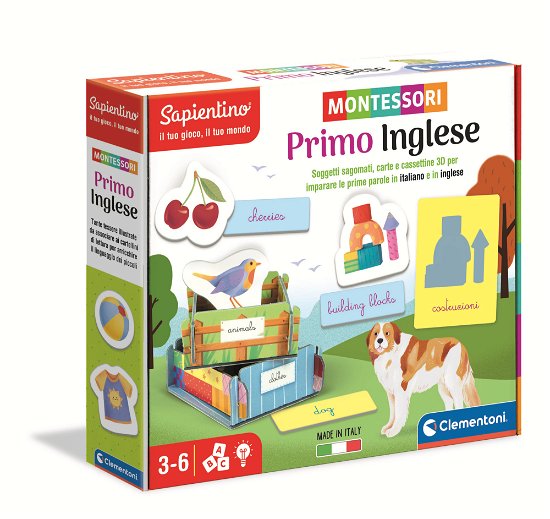 Cover for Clementoni Sapientino  Montessori · Primo Inglese (MERCH)