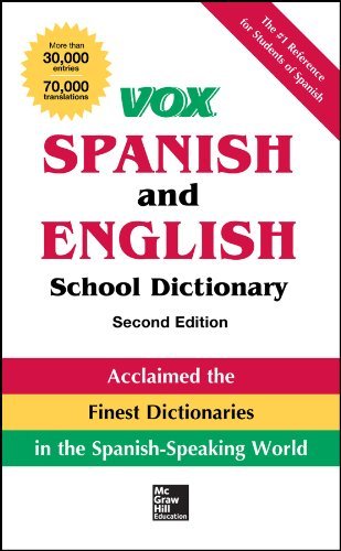 Vox Spanish and English School Dictionary, Paperback, 2nd Edition (Vox Dictionaries) - Vox - Kirjat - McGraw-Hill - 9780071816649 - tiistai 22. lokakuuta 2013