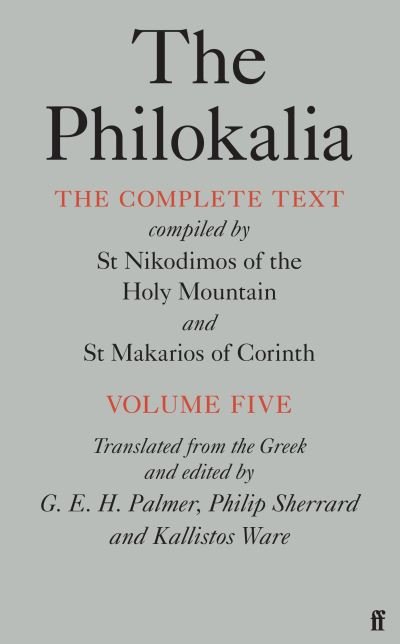 Cover for G.E.H. Palmer · The Philokalia Vol 5 (Pocketbok) [Main edition] (2024)