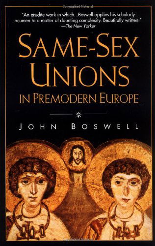 Cover for John Boswell · Same-sex Unions in Premodern Europe (Paperback Book) (1995)