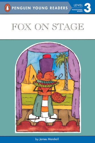 Cover for James Marshall · Fox on Stage (Turtleback School &amp; Library Binding Edition) (Puffin Easy-to-read) (Hardcover Book) [Turtleback School &amp; Library Binding edition] (1996)