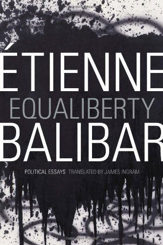 Cover for Etienne Balibar · Equaliberty: Political Essays - A John Hope Franklin Center Book (Pocketbok) (2014)