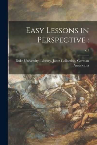 Cover for Duke University Library Jantz Colle · Easy Lessons in Perspective (Paperback Book) (2021)