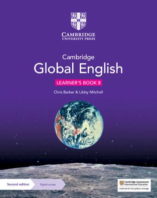 Cover for Christopher Barker · Cambridge Global English Learner's Book 8 with Digital Access (1 Year) (Paperback Book) (2021)