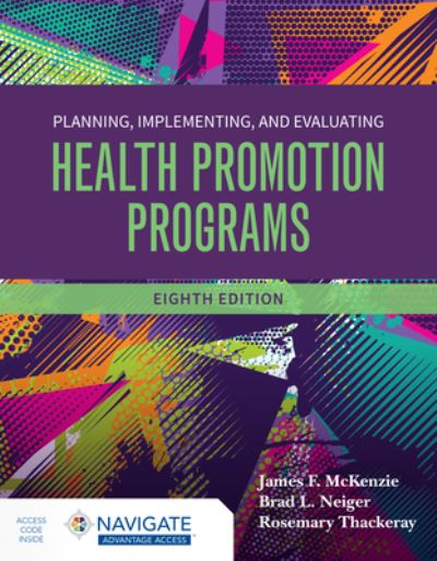 Cover for James F. McKenzie · Planning, Implementing and Evaluating Health Promotion Programs with Navigate Advantage Access (Paperback Book) (2022)